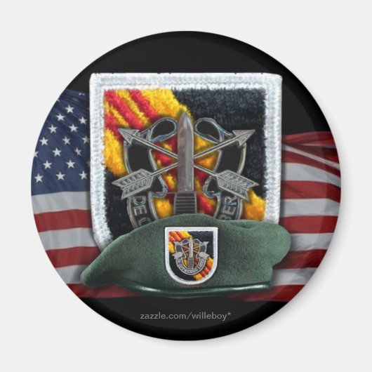 5e Special Forces Groep Flash Vietnam magneet vete (Voorkant)