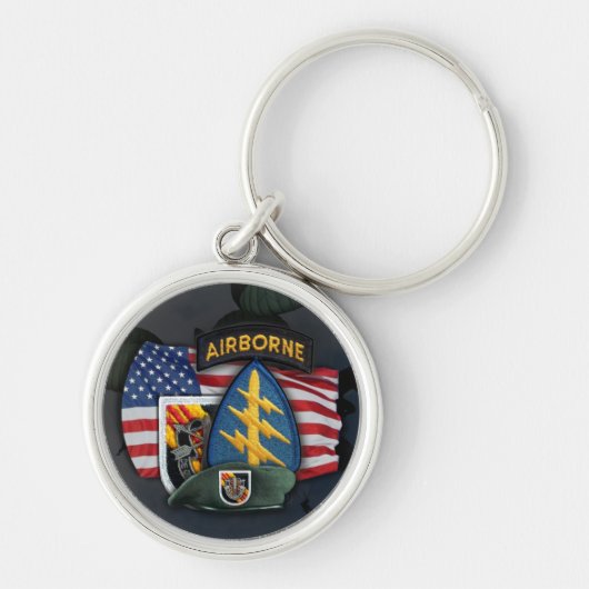 5e Special Forces Vietnam Flash Vets Sleutelhanger (Voorkant)