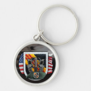 5e Special Forces Vietnam Flash Vets Sleutelhanger