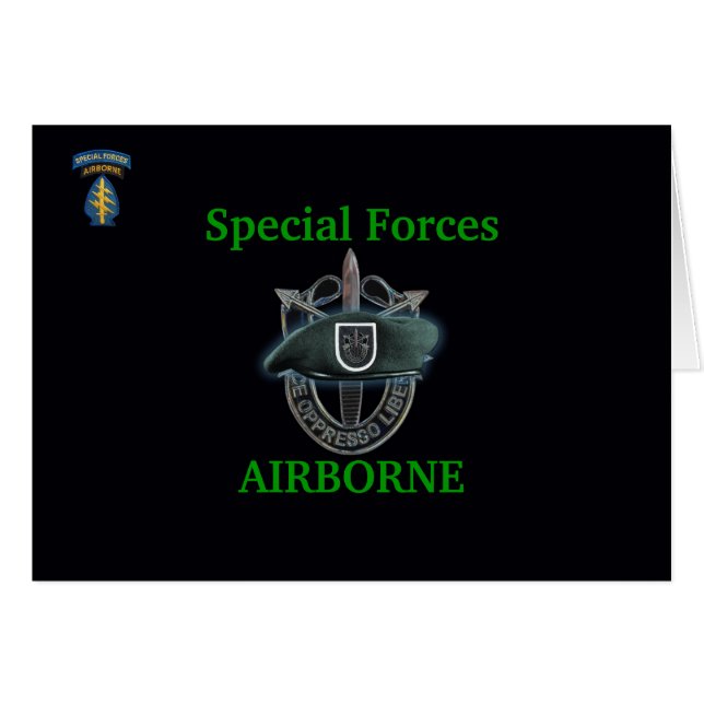 5e speciale groep van de irak gulf war vets card (Voorkant Horizontaal)