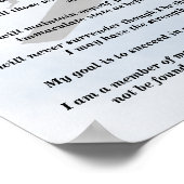 5e speciale groep van de strijdkrachten Groene Ber Poster (Hoek)