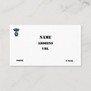 5e speciale groep van de strijdkrachten Groene Ber Visitekaartje