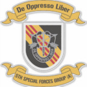 5e speciale strijdkrachten groep (luchtlandingstro sticker (Voorkant)