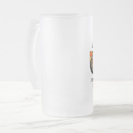 5e speciale strijdkrachten Vietnam Bevrieste Mokke Matglas Bierpul (Voorkant links)