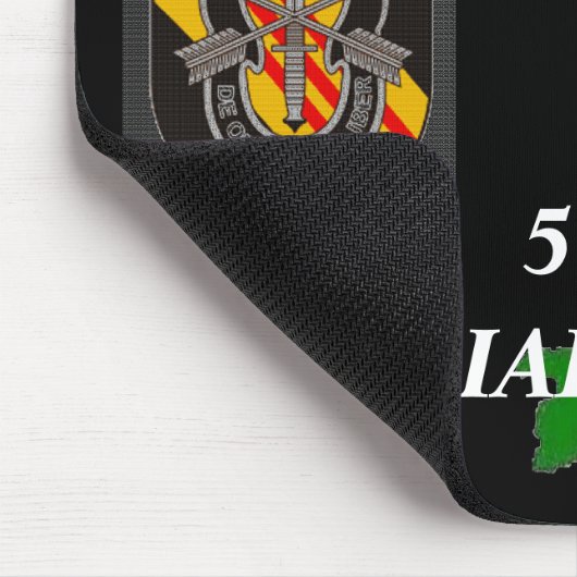 5e speciale strijdkrachten Vietnam Mousepad 2/b Muismat (Hoek)