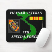 5e speciale strijdkrachten Vietnam Mousepad 2/b Muismat (Met muis)