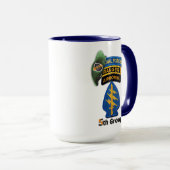 5e speciale troepengroep groene berets SFG SF Vets Mok (Voorkant rechts)