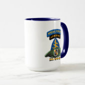 5e speciale troepengroep groene berets SFG SF Vets Mok (Voorkant rechts)