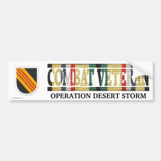 5e speciale troepenmacht, gp. SWA Combat Veteran S Bumpersticker (Voorkant)