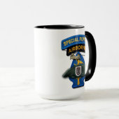 5e speciale troepenmacht SF SFG Veterans Veterans Mok (Voorkant rechts)