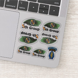 5e speciale troepenmacht SFGA SFG Green Berets Con Sticker