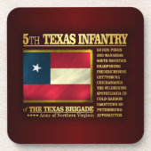 5e Texas Infantry (BA2) Drankjes Onderzetter (Voorkant)