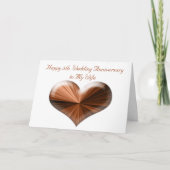 5e trouwdag kaart voor man en vrouw (Voorkant)
