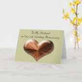 5e trouwdagkaart voor mijn man kaart (Gele Bloem)