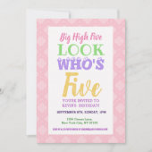 5e uitnodiging (Voorkant)