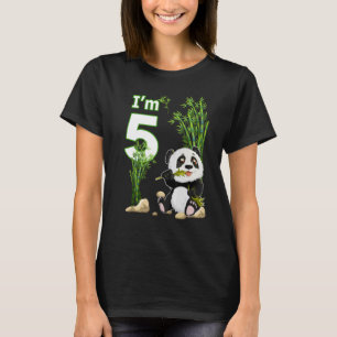5e verjaardag 5 jaar oude dierfeestdag t-shirt