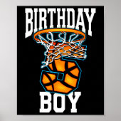 5e verjaardag Basketball 5 jaar oude Kinder cadeau Poster (Voorkant)