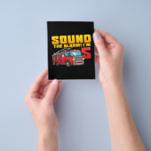 5e verjaardag brandweerman | Leuke ontwerp Flyer (Hand)