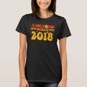 5e verjaardag cadeaus Geweldige sinds 2018 5 jaar  T-shirt