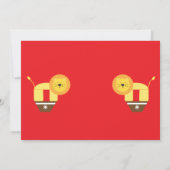 5e verjaardag Circus Uitnodiging (Achterkant)