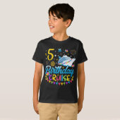 5e verjaardag Cruise B-Day Party Boy T-shirt (Voorkant volledig)