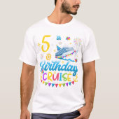 5e verjaardag Cruise B-Day Party Mannen T-shirt (Voorkant)