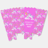 5e Verjaardag Eenhoorn met Cake Favoriete Box Bedankdoosjes (Ongevouwen)