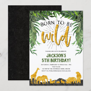 5e verjaardag, geboren om wild te zijn, Oerwoud di Kaart