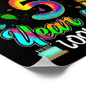 5e verjaardag Geweldige 5 jaar oud ziet er uit Poster (Hoek)