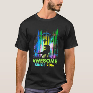 5e verjaardag Gift Dinosaur 5 jaar oud T voor T-shirt