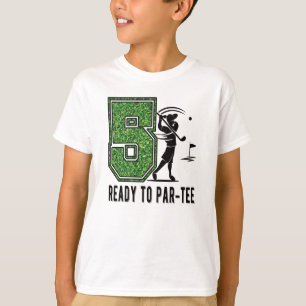5e verjaardag Gift Golf Player 5 jaar oude jongen T-shirt