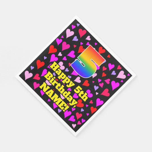 5e verjaardag: Het liefhebbende Kunstpatroon van d Servet (Hoek)