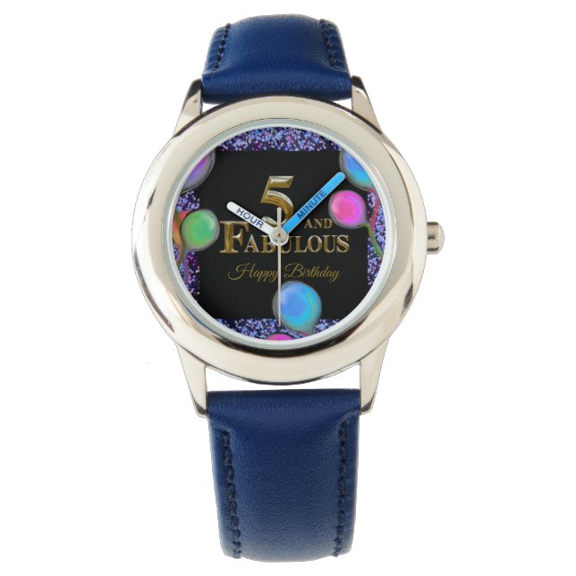5e verjaardag  horloge (Voorkant)