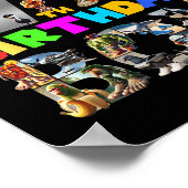 5e Verjaardag Jongen Italiaanse Brainrot Voor Kind Poster (Hoek)