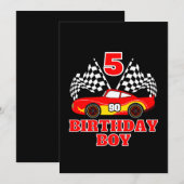5e verjaardag kaart (Voorkant / Achterkant)