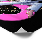 5e Verjaardag Meisje Martial Arts Party Taekwondo  Poster (Hoek)