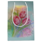 5e verjaardag meisje vlinder medium cadeauzakje (Voorkant)