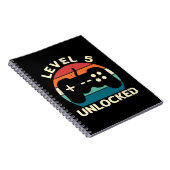 5e verjaardag Niveau 5 niet vergrendeld Notitieboek (Rechterzijde)