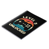 5e verjaardag Niveau 5 niet vergrendeld Notitieboek (Linkerzijde)