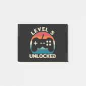 5e verjaardag Niveau 5 vrijgespeeld Post-it® Notes (Voorkant)