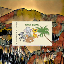 5e Verjaardag Oerwoud Safari Olifant Zebra Tijger