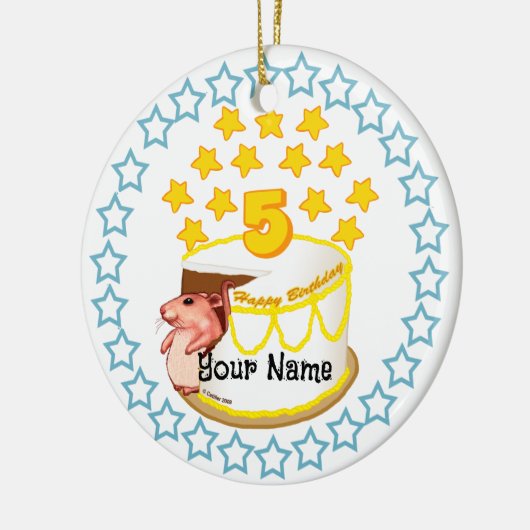 5e Verjaardag Party Muis Verjaardag ornamenten (Links)