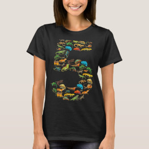 5e verjaardag reptielen hagedissen 5 jaar verjaard t-shirt