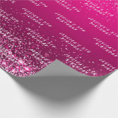 5e verjaardag schattig meisje roze eenvoudig moder cadeaupapier (Hoek)