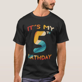 5e verjaardag Shirt Het is mijn 5e verjaardag 5 ja