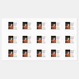 5e verjaardag spel op jongen foto naam moderne dat labels