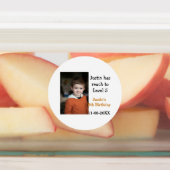 5e verjaardag spel op jongen foto naam moderne dat labels (Aangebracht)