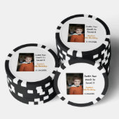 5e verjaardag spel op jongen foto naam moderne dat poker chips (Opstapeling)