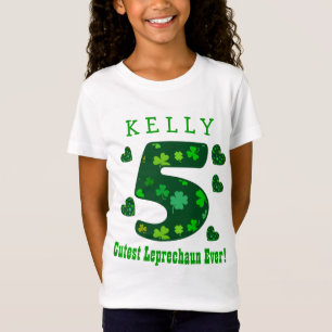 5e verjaardag St Patrick's Cutest Leprechaun Ever  T-shirt