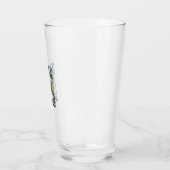 5e verjaardag Turtle Hammock Vintage Gravure Ontwe Glas (Links)